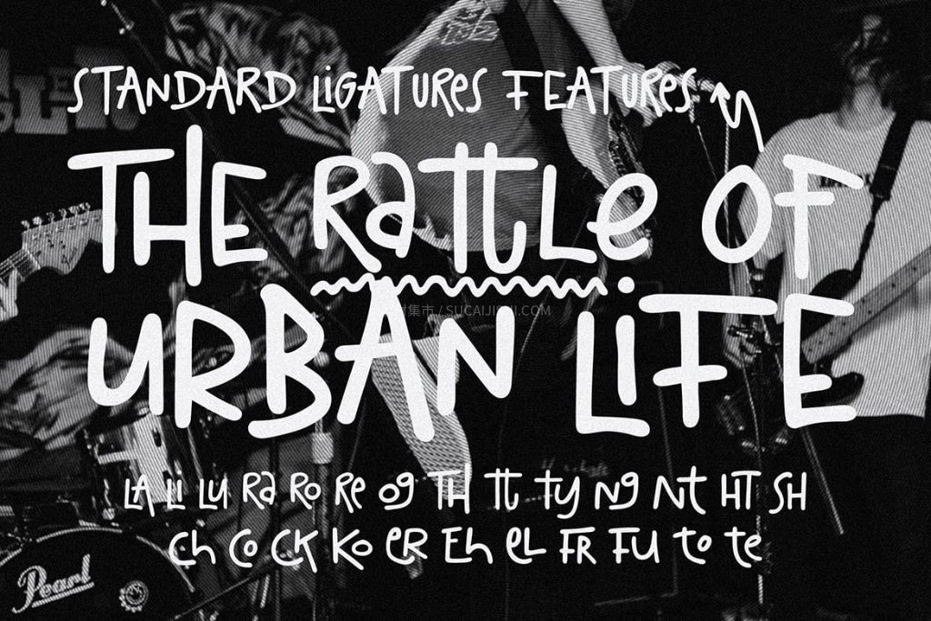 Laugh Together活力涂鸦手写字体